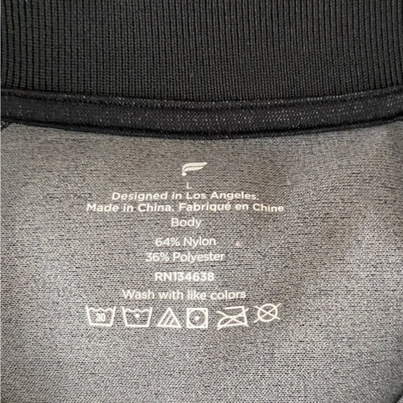 Fabletics THE TRAINING DAY POLO size large - Picture 4 of 5